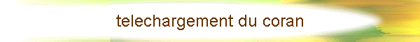 telechargement du coran